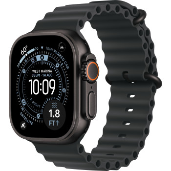 Apple Watch Ultra 3 49mm Black Titanium Black Ocean Band
