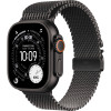 Apple Watch Ultra 3 49mm Black Titanium Milanese Loop Black M