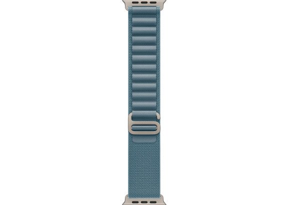 Apple Watch Ultra 3 49mm Natural Titanium Light Blue Alpine Loop M