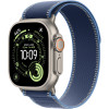 Apple Watch Ultra 3 49mm Natural Titanium Bright Blue Trail Loop M/L