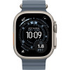 Apple Watch Ultra 3 49mm Natural Titanium Anchor Blue Ocean Band