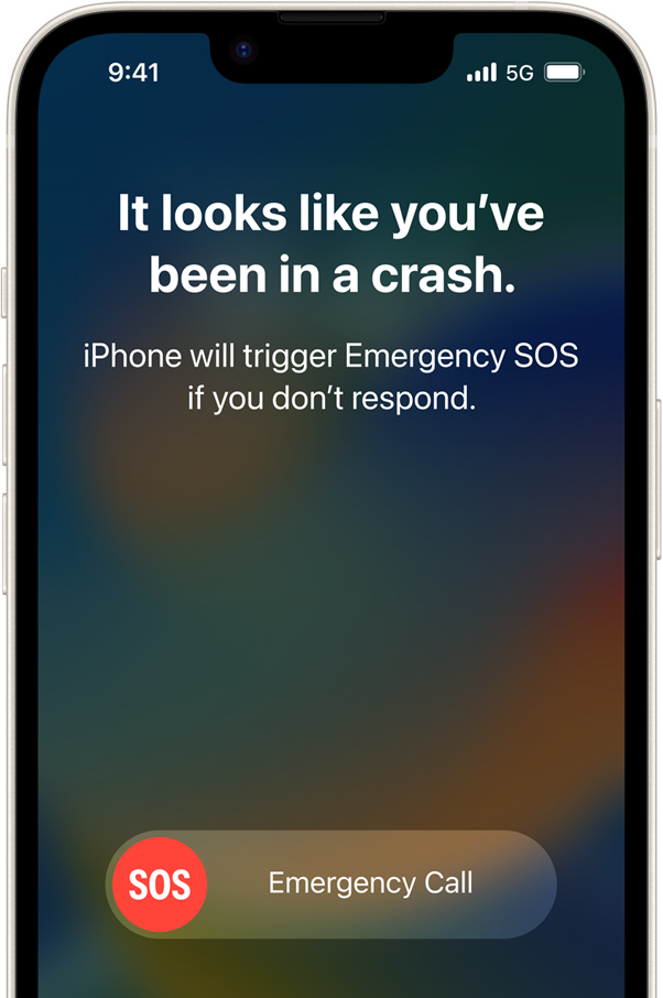 Обнаружение аварий iPhone 14 Pro